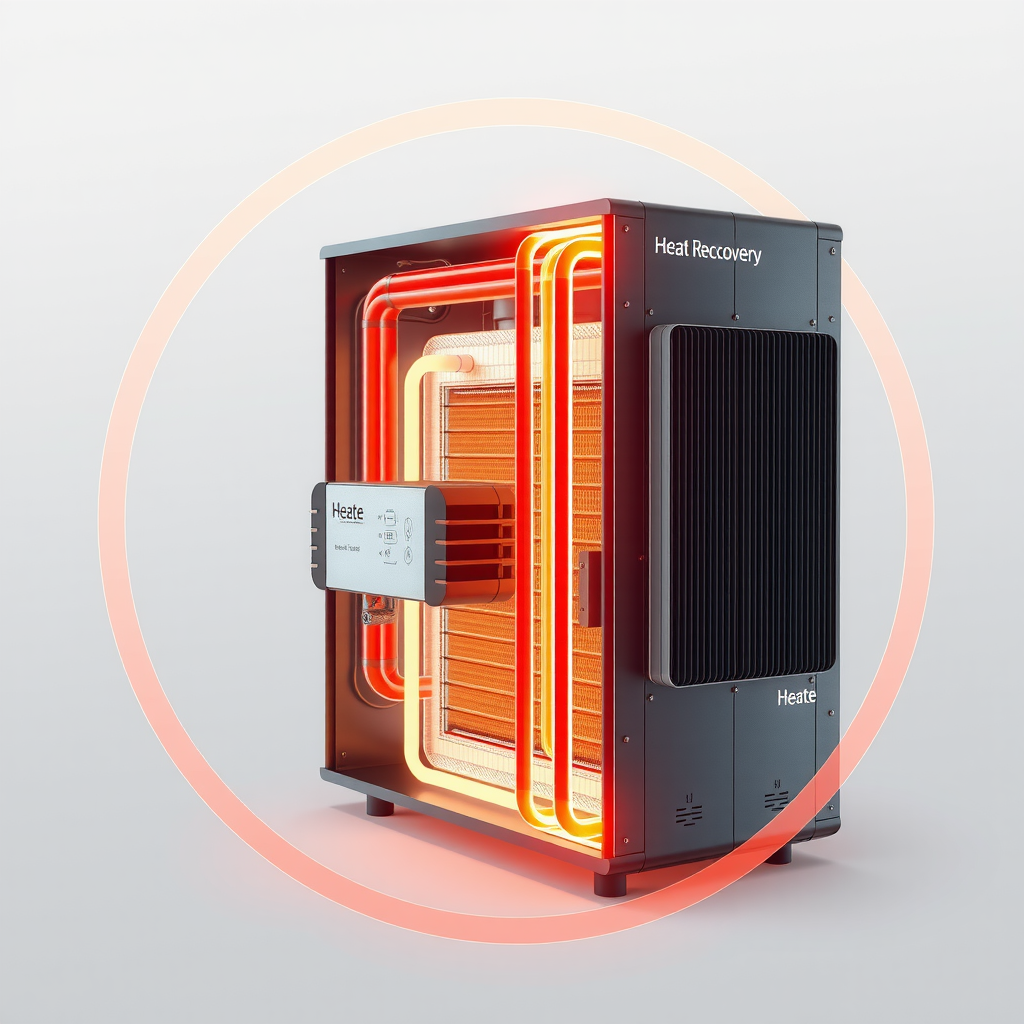 Концептуальная схема перспективных технологий рекуперации тепла с термоэлектрическими элементами и тепловыми насосами